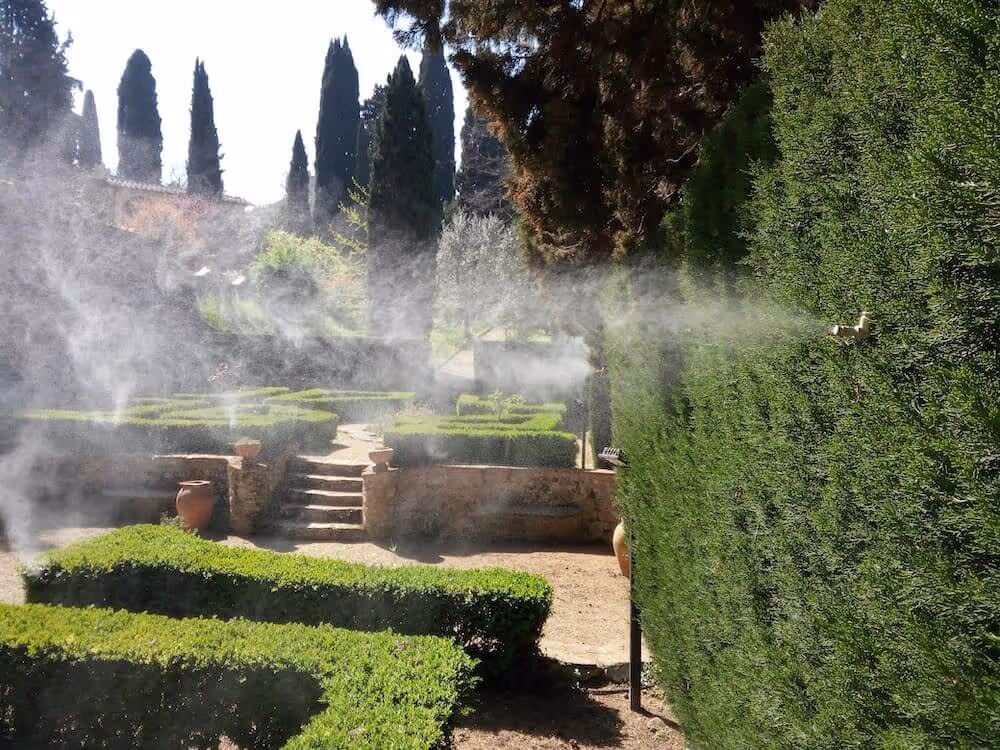 Dettaglio del progetto Impianti anti-zanzara realizzato da LS Giardini